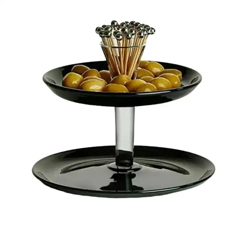 زیتون خوری 2 طبقه مشکی نود کد 31645