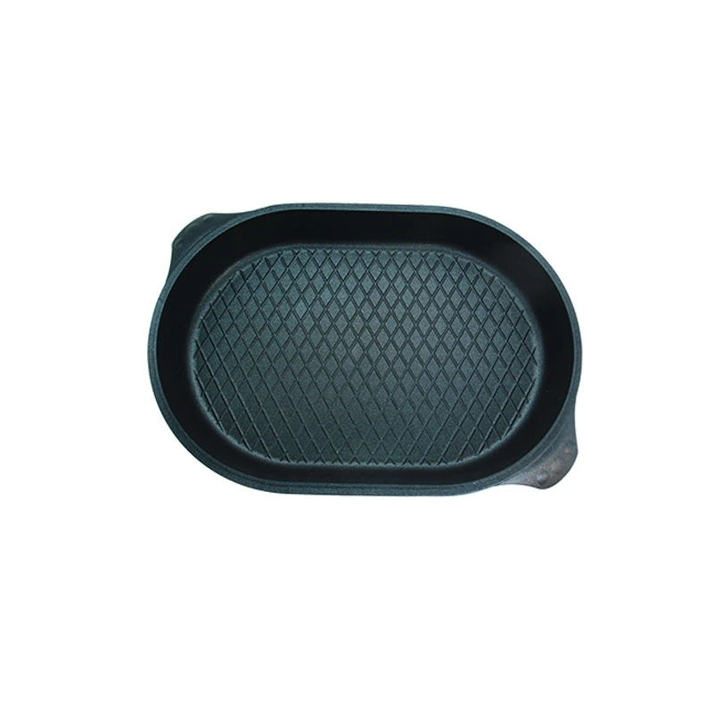 ماهیتابه سایز7*28*42تیتانیوم دایموند گریل دو دسته SKK کد 0265 - Image 3