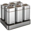 جای ادویه استورا (6 تکه-استیل) کد 696-02