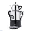 سماور برقی چایکولیک (مشکی/استیل-1/1+0/3 لیتر-2000 وات) کد 842
