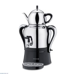 سماور برقی چایکولیک (مشکی/استیل-1/1+0/3 لیتر-2000 وات) کد 842