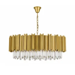لوستر سالنی کریستالی کد VL2167-GOLD-80