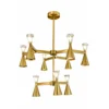 لوستر مدرن کد L107-9-GOLDEN