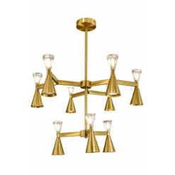لوستر مدرن کد L107-9-GOLDEN