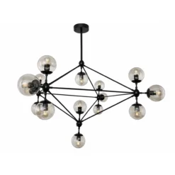 لوستر مدرن کد VL2103-15 BLACK-METAL