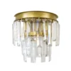 دیوارکوب کریستالی کد VW5106-GOLD-CLEAR