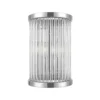 دیوارکوب کریستال لوله ای 25 سانت-کروم-شفاف-کد 174