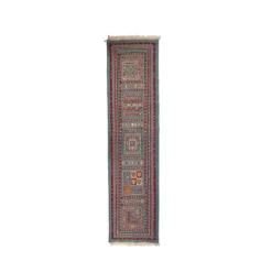 کناره فیروزه ای آبی نقشه گره هی سایز 317*80 کد 1473