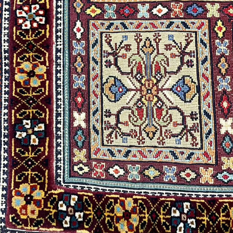 گلیم فرش خشتی ستاره سایز 116*81 کد 1459 - Image 2