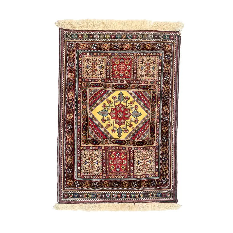 گلیم فرش خشتی ستاره سایز 116*81 کد 1459