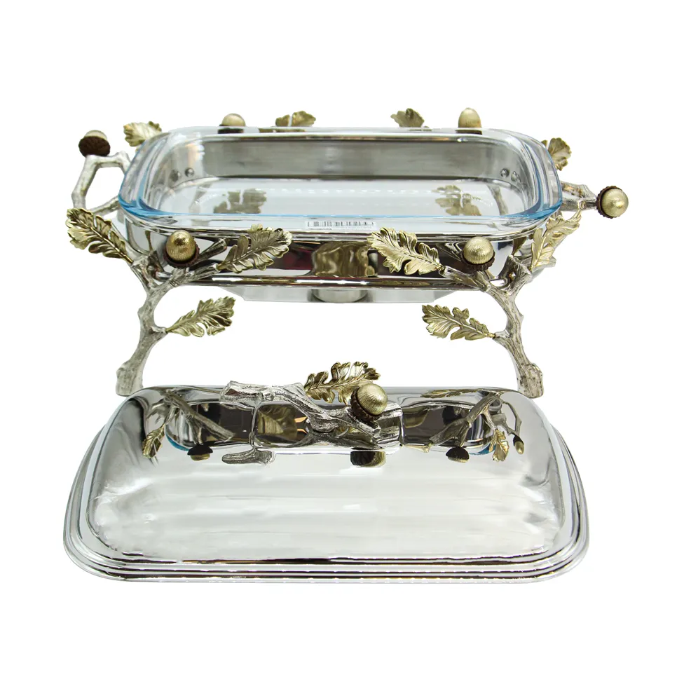 سوفله خوری مستطیل کوچک بلوط کد 3210877 - Image 3