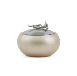ظرف شیشه ای در دار Z1 رنگی گل لیلیوم کد 3230465