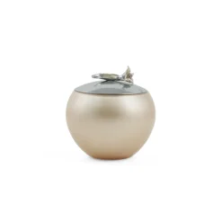 ظرف شیشه ای در دار B2 رنگی گل لیلیوم کد 3230466
