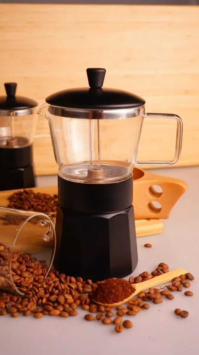 موکا شیشه ای سه فنجان T3379 - Image 2