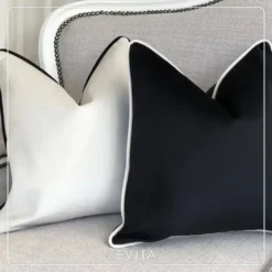 کوسن 45*45 کلاسیک مشکی