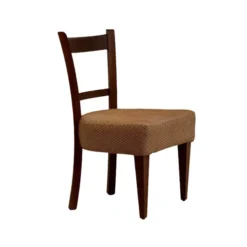 صندلی گرندی چوبی گردویی پارچه BO38